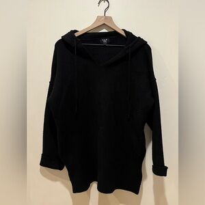 CLEARANCE Six Crisp Days Black Hooded Sweater with Pockets - Women’s XS / Small